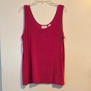 Chico's Bold Fuchsia Pink Tank Top
